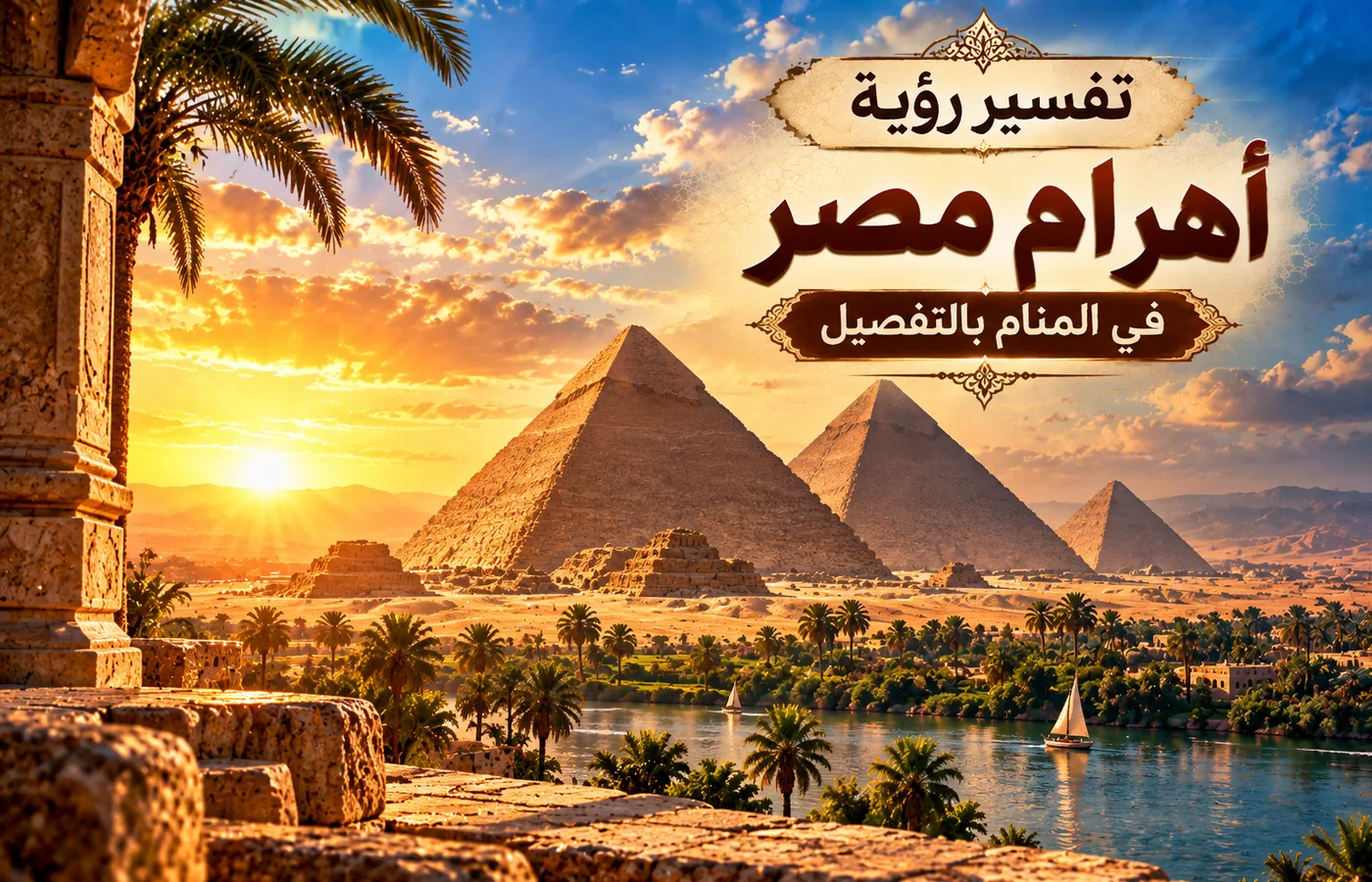 تفسير رؤية أهرام مصر في المنام بالتفصيل تفسير رؤية أهرام مصر في المنام بالتفصيل