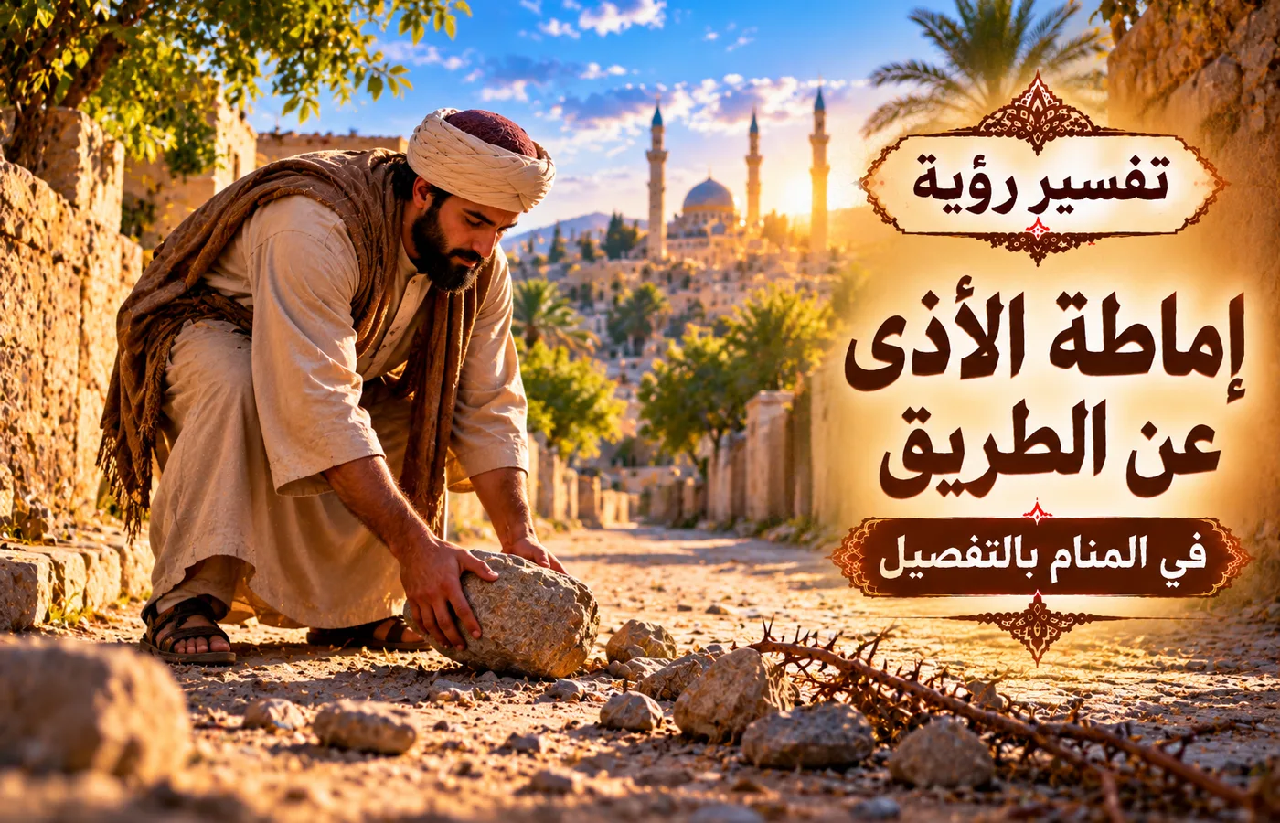 تفسير رؤية إماطة الأذى عن الطريق في المنام بالتفصيل