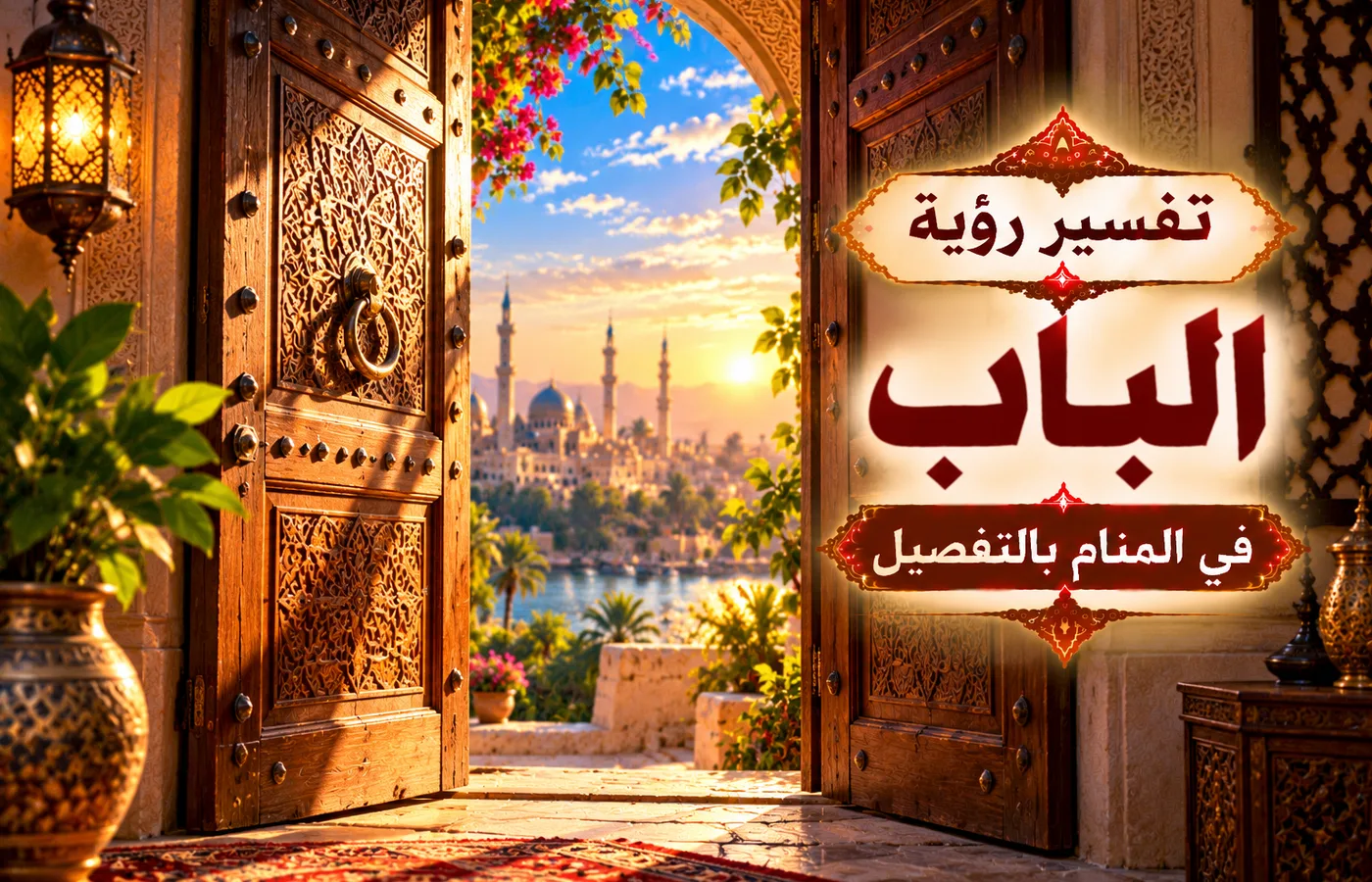 تفسير رؤية الباب في المنام بالتفصيل