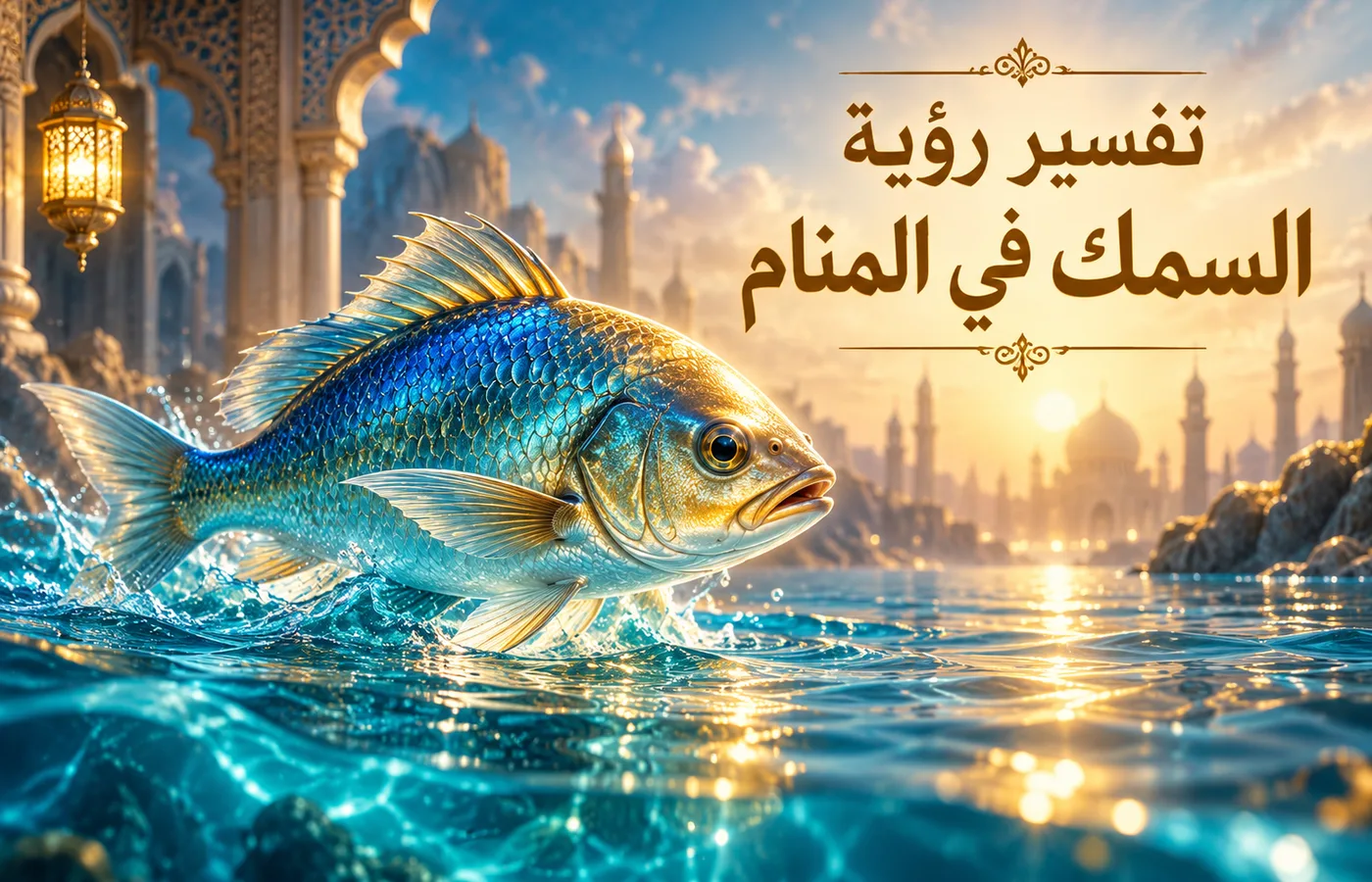 تفسير رؤية السمك في المنام لابن سيرين والنابلسي: دلالات السمك الحي والميت وصيده وأكله