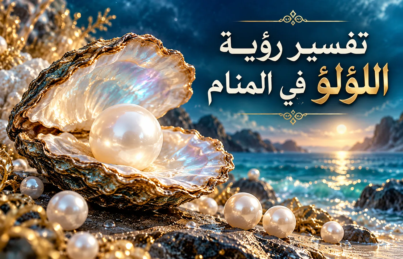 تفسير رؤية اللؤلؤ في المنام لابن سيرين والنابلسي: دلالات اللؤلؤ الأبيض وعقد اللؤلؤ واستخراجه من البحر